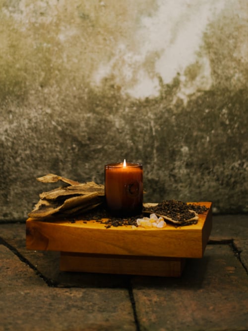 LDS 74 VELA ART​ FLOR TABACO​ 283GR